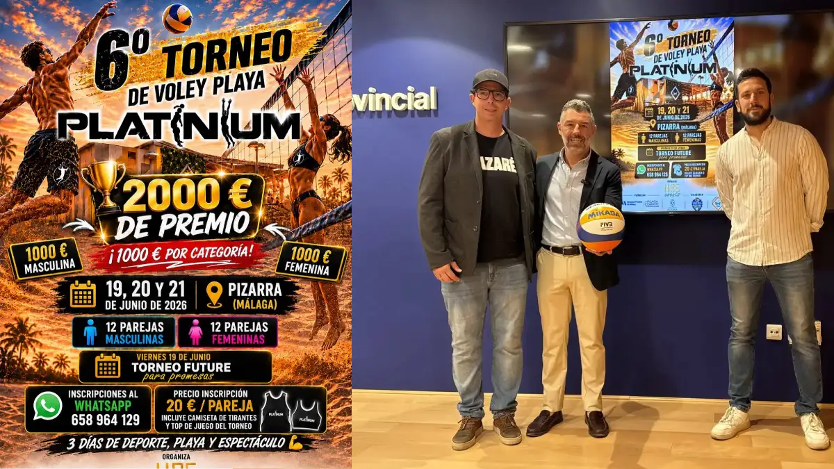 Torneo Platinium de Vóley Playa Pizarra
