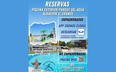 Apertura piscina y parque del agua 2026 en Alhaurín el Grande