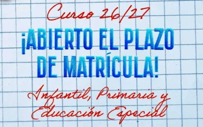 Matrícula escolar 2026/2027: abre hoy el plazo en Andalucía