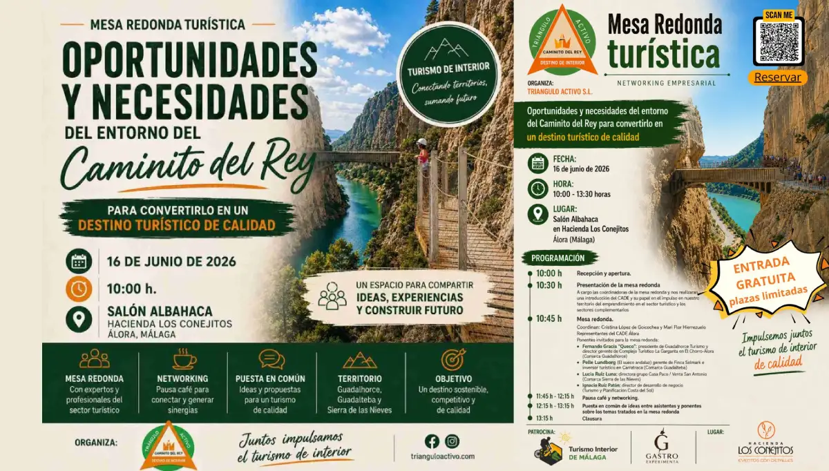 mesa redonda Caminito del Rey