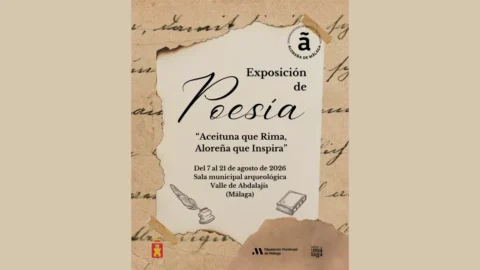 La exposición itinerante de poesías de la DOP Aloreña arranca en Valle de Abdalajís