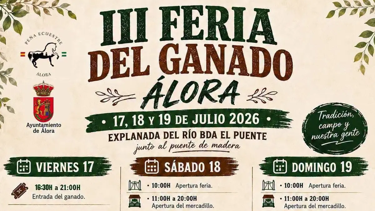 III Feria del Ganado de Álora 2026