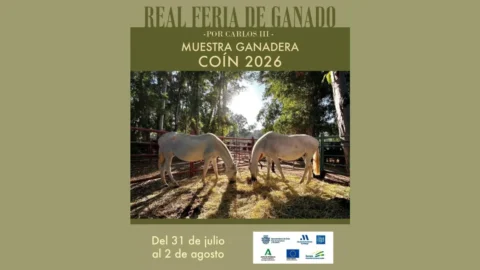 Real Feria de Ganado de Coín 2026: tradición rural del 31 de julio al 2 de agosto