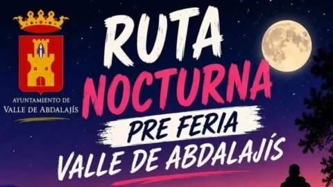 Ruta Nocturna Valle de Abdalajís 2026: senderismo bajo la luna antes de la feria