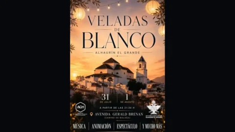 Veladas de Blanco 2026 en Alhaurín el Grande: dos noches de verano con música, comercio y ambiente local