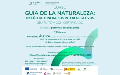Curso gratuito en Álora para formar guías de la naturaleza