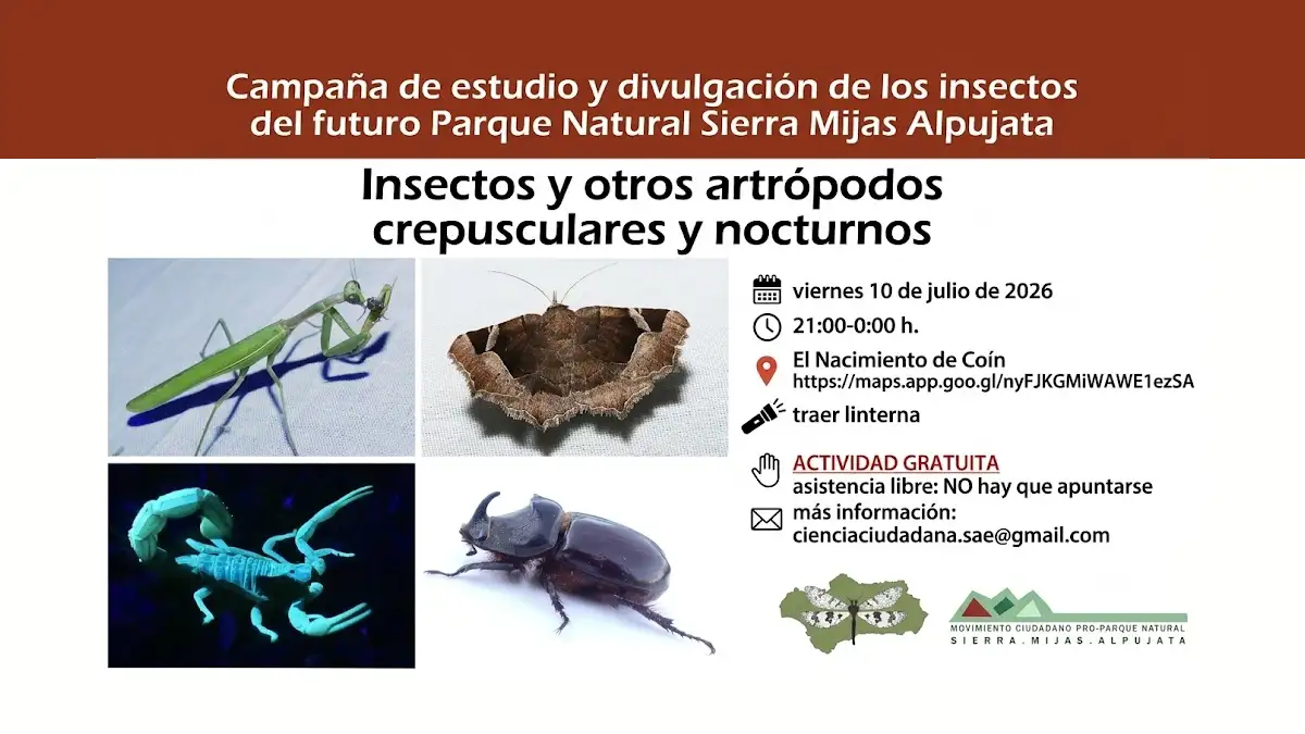 muestreo de insectos en Coín