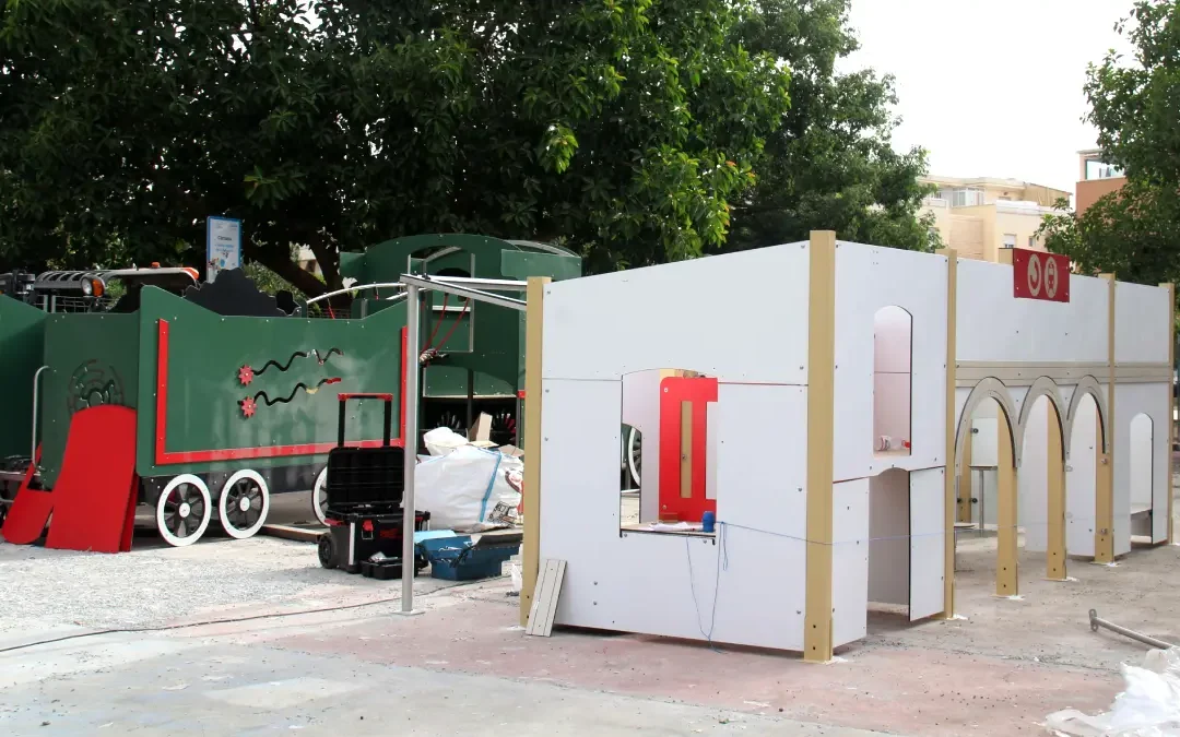 Cártama renueva el Parque Los Naranjos con juegos y museo