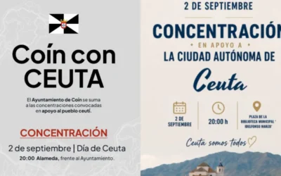 Concentración por Ceuta en Coín y Alhaurín el Grande el 2 de septiembre