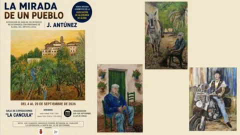 La Mirada de un Pueblo: más de 130 retratos de Álora en una exposición solidaria hasta el 20 de septiembre