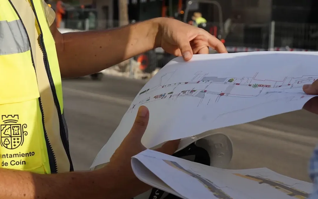Coín arranca las obras del tercer carril en la avenida Reina Sofía